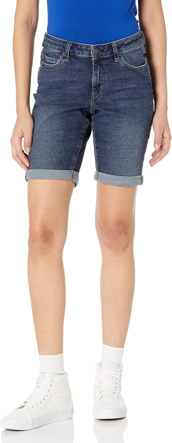Women Denim Shorts with Pockets